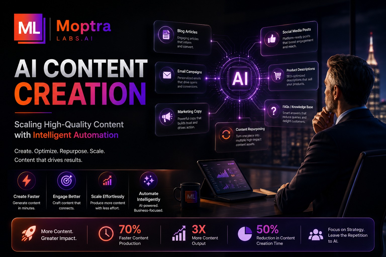 AI Content Creation - Moptra Infotech