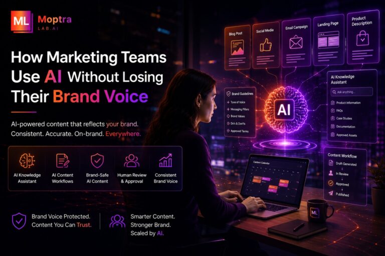 How Marketing Teams Use AI Without Losing Their Brand Voice - Moptra ...