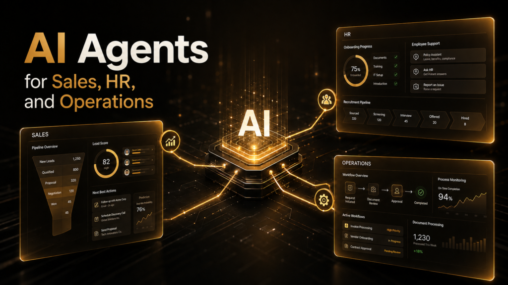 AI Agents for Sales, HR, and Operations